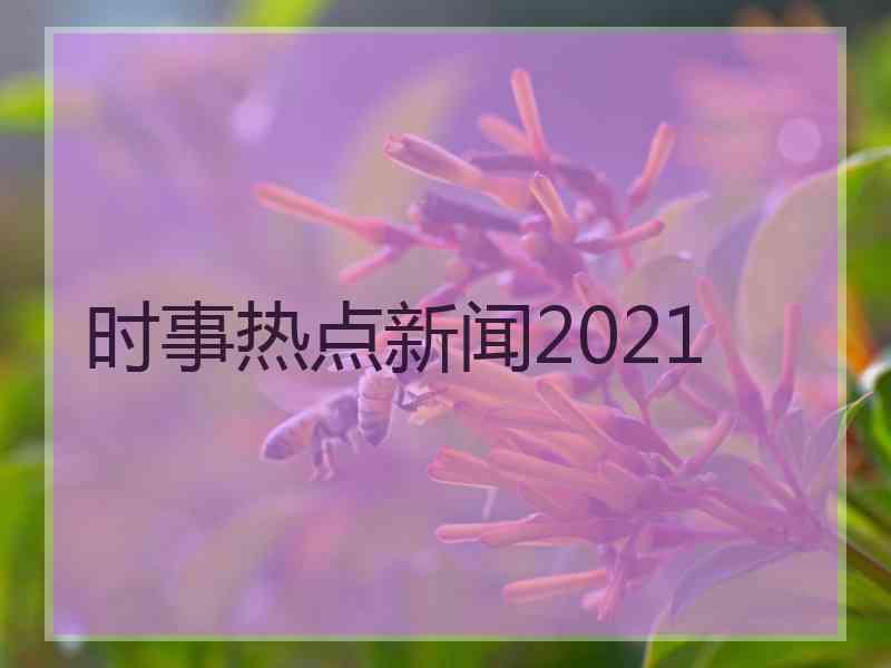 时事热点新闻2021