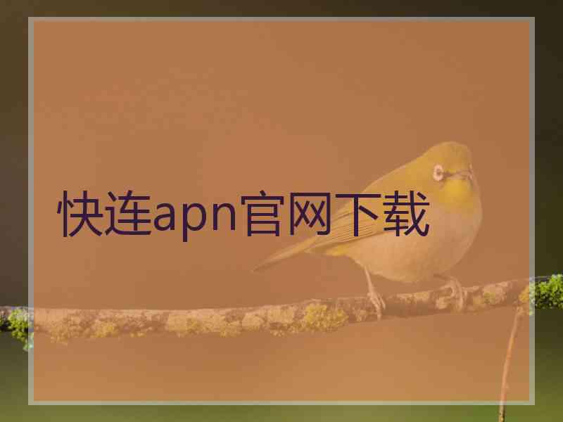 快连apn官网下载